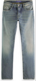 Scotch & Soda Herren Jeans Ralston Essentials Regular Denim Hose Slim Fit blue