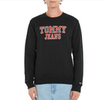 Tommy Jeans BLOUSE TJM REG ENTRY GRAPHIC Logo Herren Classic Sweatshirt schwarz