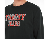Tommy Jeans BLOUSE TJM REG ENTRY GRAPHIC Logo Herren Classic Sweatshirt schwarz