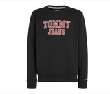 Tommy Jeans BLOUSE TJM REG ENTRY GRAPHIC Logo Herren Classic Sweatshirt schwarz