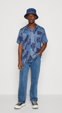 Levi's THE SUNSET CAMP SHIRT Hemd Hawaii kurzarm blau