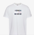 Tommy Jeans TJM Classic Flag T-Shirt Herren weiß