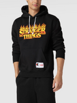Champion X Stranger Things Netflix Serie Herren  Hoodie Kapuzensweatshirt schwarz