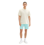 TOM TAILOR Herren Regular Fit Tech Chino Shorts türkis blau