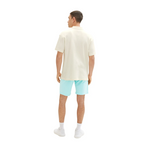 TOM TAILOR Herren Regular Fit Tech Chino Shorts türkis blau
