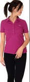 Lacoste Damen Poloshirt T-Shirt kurzarm pink einfarbig PF6949