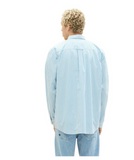 Tom Tailor Herren Hemd Freizteit Business Hemd Baumwolle blau weiß