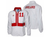 Adidas Originals England EM Trainingsjacke 11  Fussball Windbreaker Track Herren weiß rot