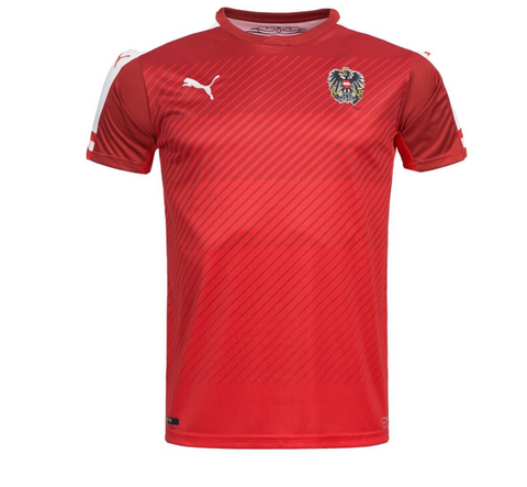 Österreich PUMA Kinder Heim Trikot Kinder Austria ÖFB Fußball Sport EM rot
