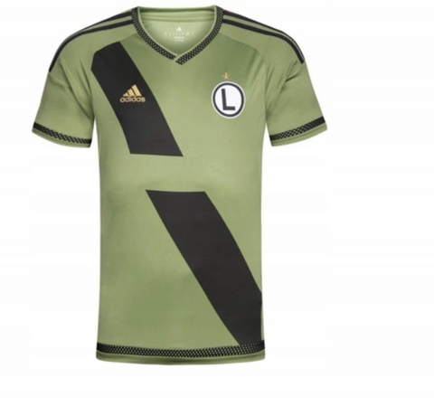 Adidas Legia Warschau Polen LWA Auswärts Trikot Herren grün