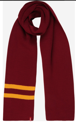 Levi's Winter Schal Unisex LIMIT SCARF rot gelb
