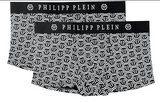 Philipp Plein Herren Boxershorts Unterhosen Trunk PP Logo schwarz - Sportsgeiz