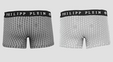Philipp Plein Herren Boxershorts Unterhosen Trunk PP Logo schwarz - Sportsgeiz