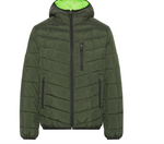 Chiemsee Steppjacke Lightweight Herren Jacket Padded Kapuzenjacke  grün