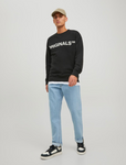 JACK & JONES Male Loose Fit Jeans Chris Original MF 112 Herren Hose hellblau