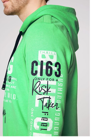 geschenkgutschein camp david Camp David Herren Hoodie Kapuzen Sweatshirt Pullover grün – Sportsgeiz