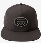 Quiksilver Herren Skater Cap Patch 5-Panel  Mate Sport schwarz