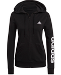 Adidas Essentials Logo Kapuzenjacke Damen Sportjacke Gym Jacket schwarz
