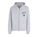 Tommy Jeans Kapuzenjacke Spray Paint Hoodie Zip Jacke Herren grau
