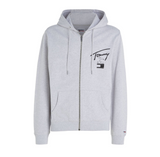 Tommy Jeans Kapuzenjacke Spray Paint Hoodie Zip Jacke Herren grau