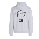 Tommy Jeans Kapuzenjacke Spray Paint Hoodie Zip Jacke Herren grau