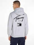 Tommy Jeans Kapuzenjacke Spray Paint Hoodie Zip Jacke Herren grau