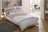 Home affaire Bettwäsche »Cremona« Bettwäsche 2 Teilig Deckenbezug (155 CM X 220 CM ) Kissenbezug (80 CM x 80 CM) rosa
