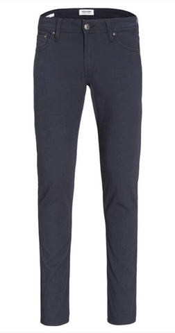 Jack & Jones Glenn Original Chino Herren Hose 5 Pocket-Pant  blau