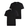 Man's World Herren 4er Packung T-Shirt Baumwolle rundhals schwarz weiß