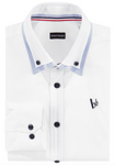 Bruno Banani Herren Business Hemd Button Down weiß
