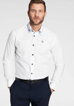 Bruno Banani Herren Business Hemd Button Down weiß