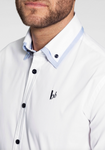 Bruno Banani Herren Business Hemd Button Down weiß