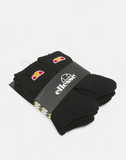 ELLESSE Socken 6er Packung Tamuna Socks Sport Tennis Socken schwarz