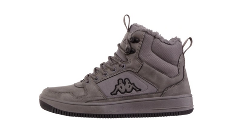 Kappa Herren Winter Sneaker Schuhe High Top gefüttert grau