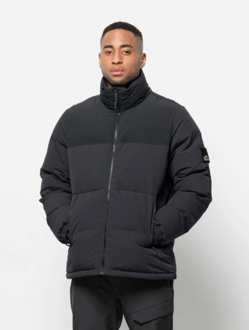 Jack Wolfskin Daunenjacke Herren Jacke schwarz