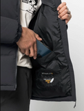 Jack Wolfskin Daunenjacke Herren Jacke schwarz