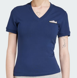 Adidas Originals Samba Sneaker Tee Damen T-Shirt marine