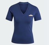Adidas Originals Samba Sneaker Tee Damen T-Shirt marine