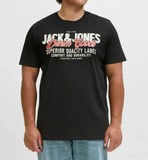 Jack & Jones 3er Packung Herren T-Shirts Sommer Baumwolle Logo - Sportsgeiz