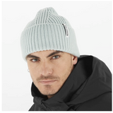 Salomon Mütze Snowbird Beanie Wollmütze hellblau - Sportsgeiz