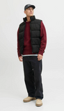 Jack & Jones Herren Weste Bodywarmer schwarz - Sportsgeiz