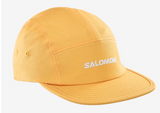 Salomon Logo 5 Panel Cap Mütze Sport gelb - Sportsgeiz