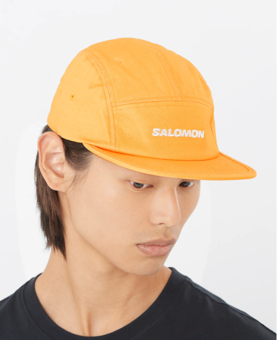 Salomon Logo 5-Panel Cap in Gelb für 16,89 € bei Sportsgeiz