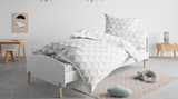 4x Otto Home Baumwolle  Bettwäsche Set ( 135 CM x 200 CM, 80 CM x 80 CM) weiß - Sportsgeiz