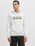Jack & Jones Kapuzenpullover Hoodie Herren Sport grau weiß - Sportsgeiz