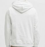 Jack & Jones Kapuzenpullover Hoodie Herren Sport grau weiß - Sportsgeiz