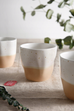 MyHome ANDAS Tee Becher 4er Set Trinkset Bruddesta 350ml weiß
