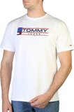 Tommy Jeans Shirt TJM USA Flag Basic T-Shirt  TJM weiß