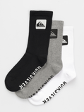 Quiksilver Sport Socken 12er Packung Unisex atmungsaktiv weiß grau schwarz
