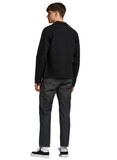 JACK & JONES Regular Jeans 'JJIChris JJOriginal‘ Herren Loose Fit Jeans Black Denim